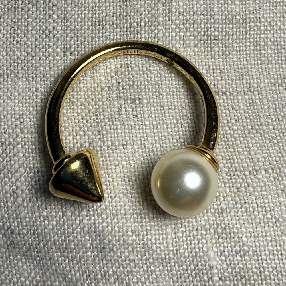 Stella & Dot Spike Pearl Ring